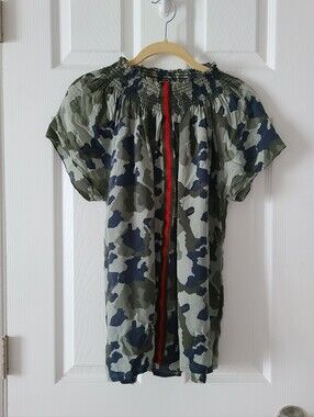 Rungolee Tuckernuck Camo Blouse